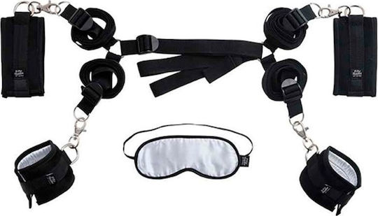 Fifty Shades of Grey Hard Limits - Under The Bed Restraints Kit BDSM Kit in Black Color