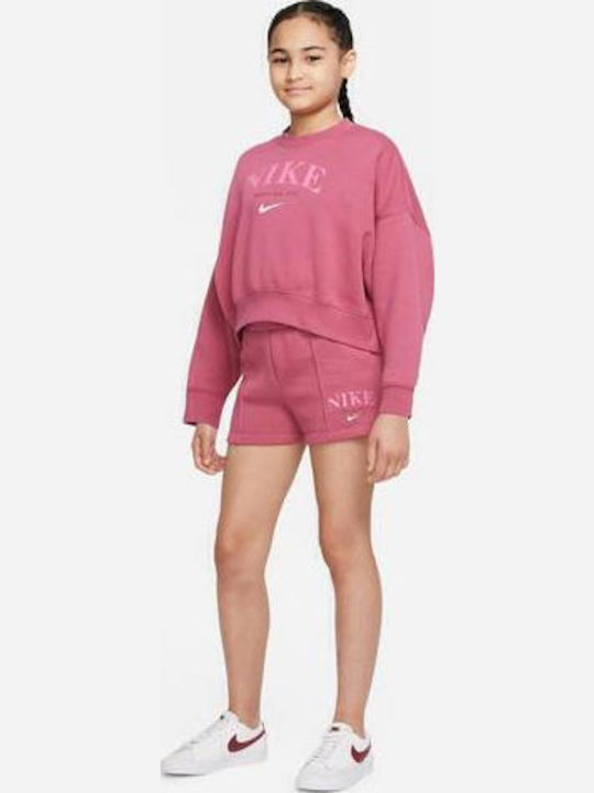 Fleece Hanorac Copii Fuchsia Trend