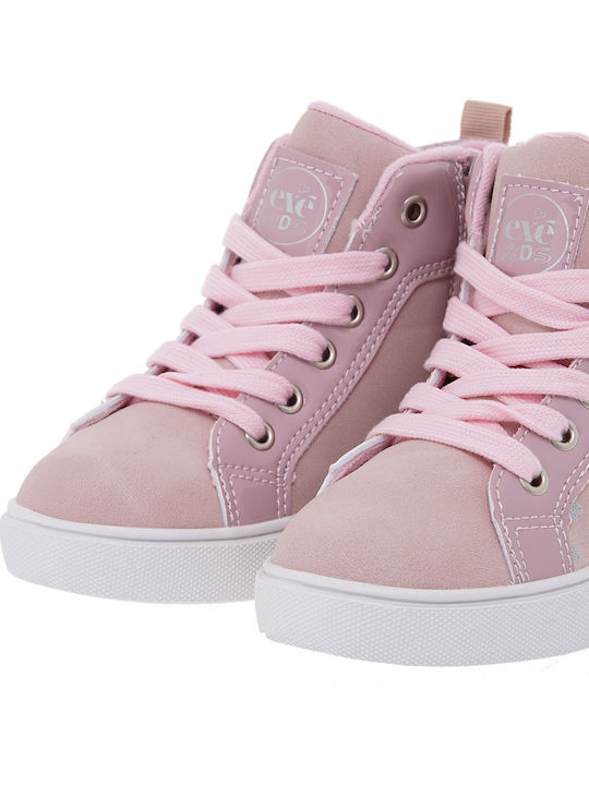 Παιδικά Sneakers High Ροζ