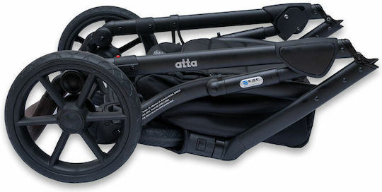 Dovadi Atta Adjustable 2 in 1 Baby Stroller Suitable for Newborn Total Grey 13.1kg