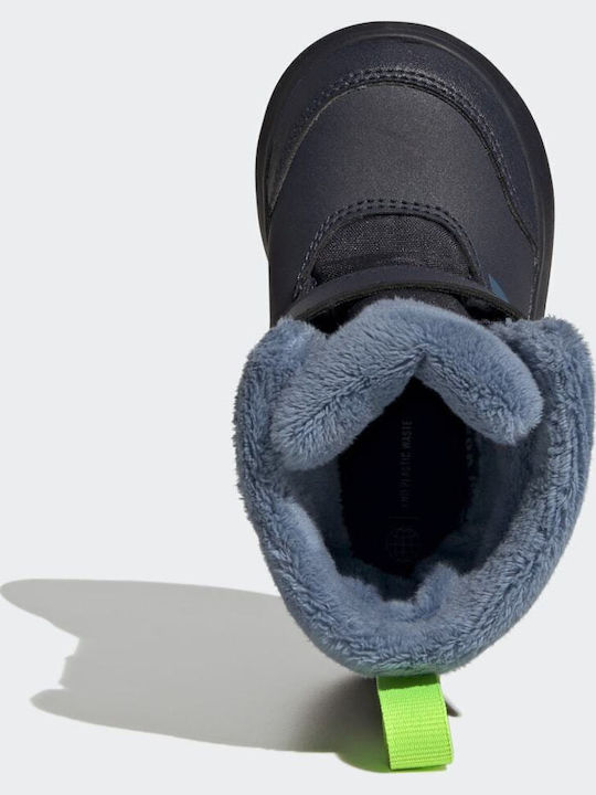 Winterplay Kinder-Schneestiefeletten mit Klettverschluss Marineblau