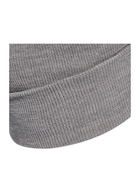 Beanie Unisex Σκούφος Πλεκτός σε Γκρι χρώμα