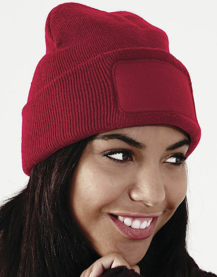 Printers B445 Ανδρικός Beanie Σκούφος σε Κόκκινο χρώμα