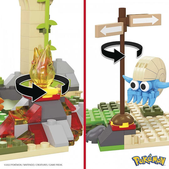 Mega Bloks Building Blocks Mega Pokémon Adventure Builder Forgotten Ruins For 7+ Age 464 Pieces