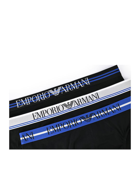 Emporio Armani Men's Slips Black 3Pack