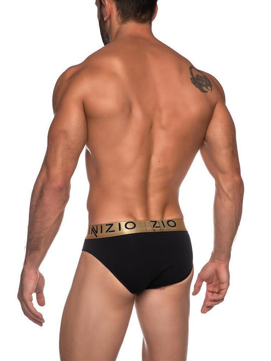 Inizio Men's Slip Black / Gold