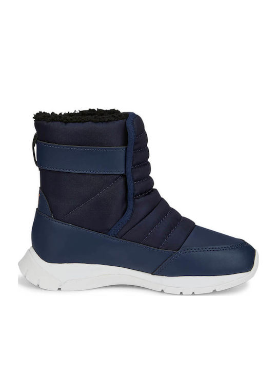 Nieve Wtr Kinder-Schneestiefeletten mit Klettverschluss Blau