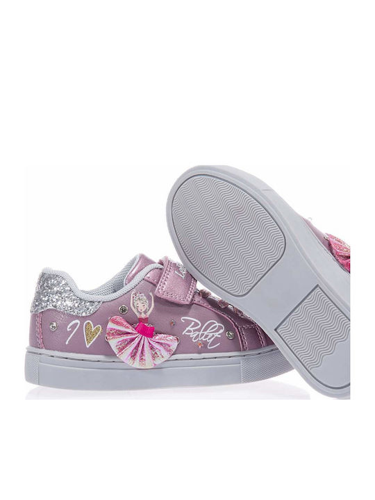 Παιδικά Sneakers με Σκρατς Ροζ
