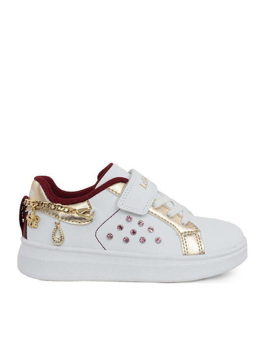Gioiello Kids Sneakers with Scratch White