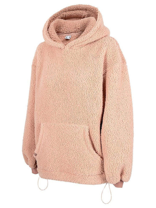 4F Women's Fleece Sweatshirt Orange