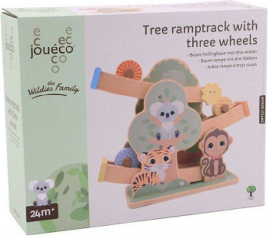 Joueco Βρεφικό Παιχνίδι Tree Ramp από Ξύλο για 24+ Μηνών