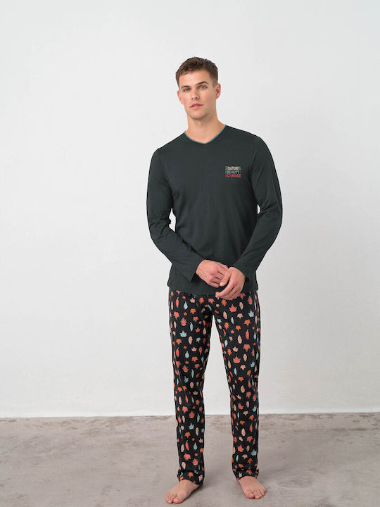 Vamp Men's Winter Pajamas Set Gray