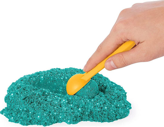 Spin Master Sand Construction Toy Kinetic Sand Sparkle Sandcastle Set Green for Children 3++ Years