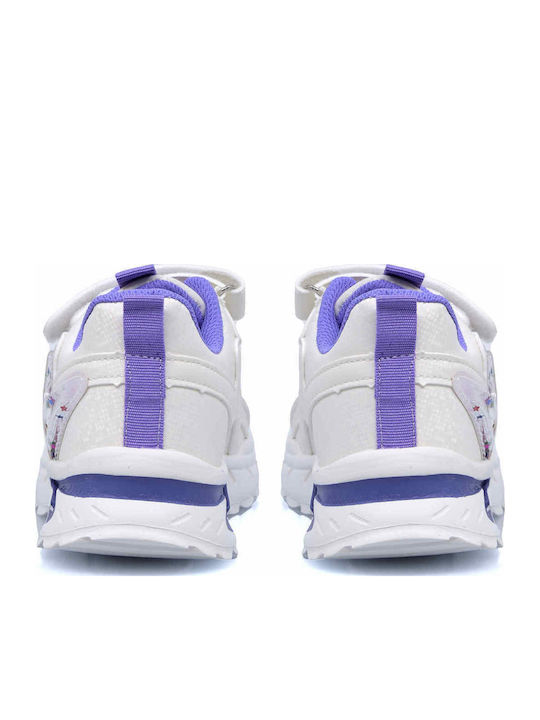 Παιδικά Sneakers με Σκρατς Λευκά