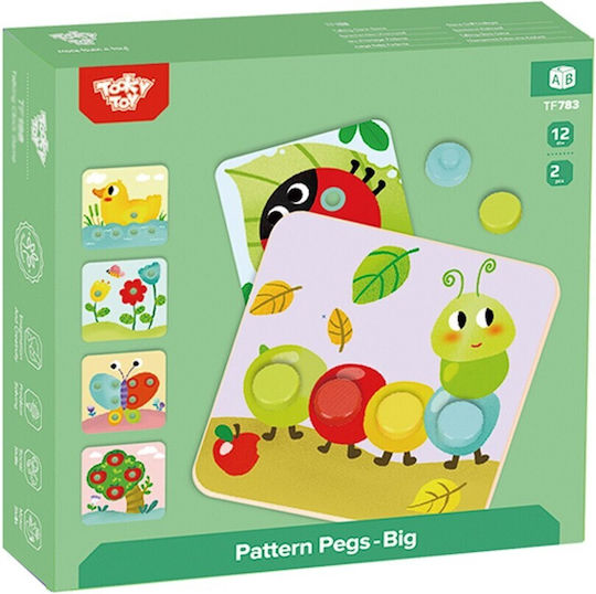 Tooky Toys Πασχαλίτσα-Κάμπια Educational Game Knowledge made of Wood for 3+ years Years Old