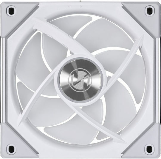 Lian Li UNI Fan SL-Infinity Вентилатор за кутия 120mm 2100rpm 61.3cfm с ARGB осветление и свързване 3-Pin / 4-изводна PWM бял