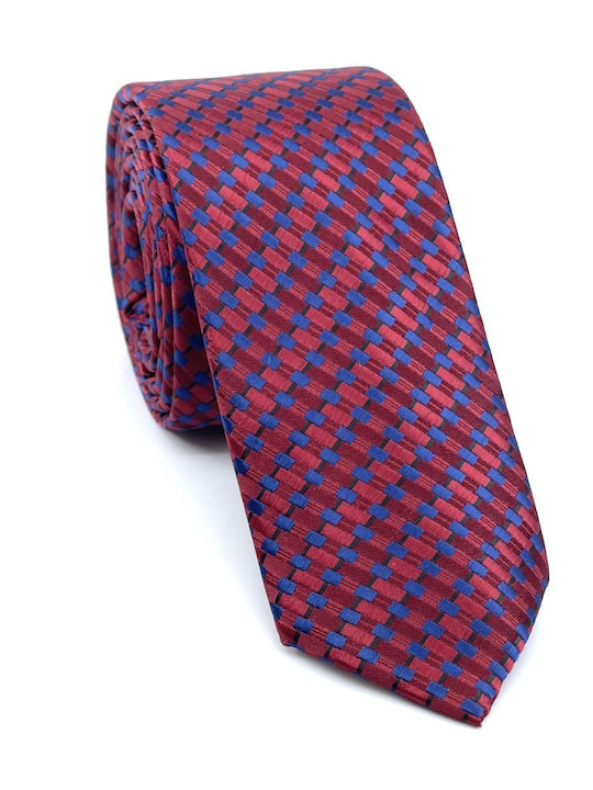 Legend Accessories Men's Tie Set Synthetic Printed Κόκκινο / Σιελ