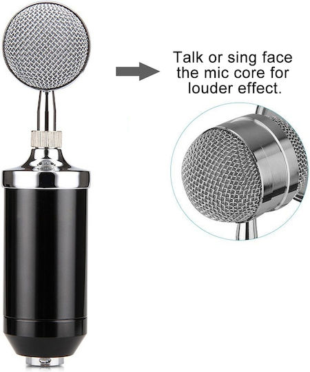 BM-3000 Condenser (Small Diaphragm) Microphone Shock Mounted for Vocals