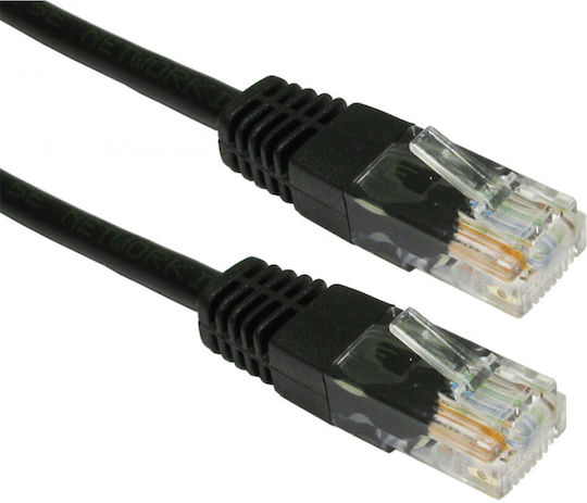 Powertech U/UTP Cat.5e Ethernet Network Cable 7.5m Black 0pcs