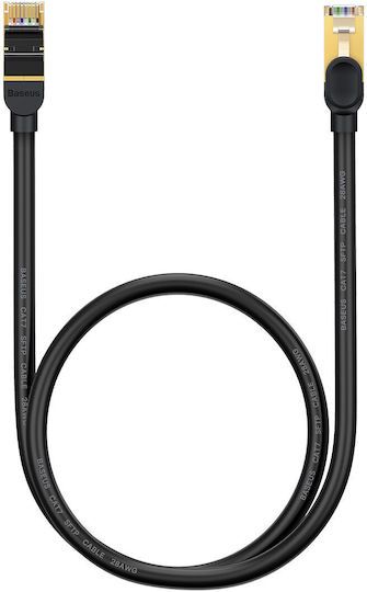 U/UTP Cat.7 Cablu De Rețea Ethernet 0.5m Negru 1 Bucată WKJS010001