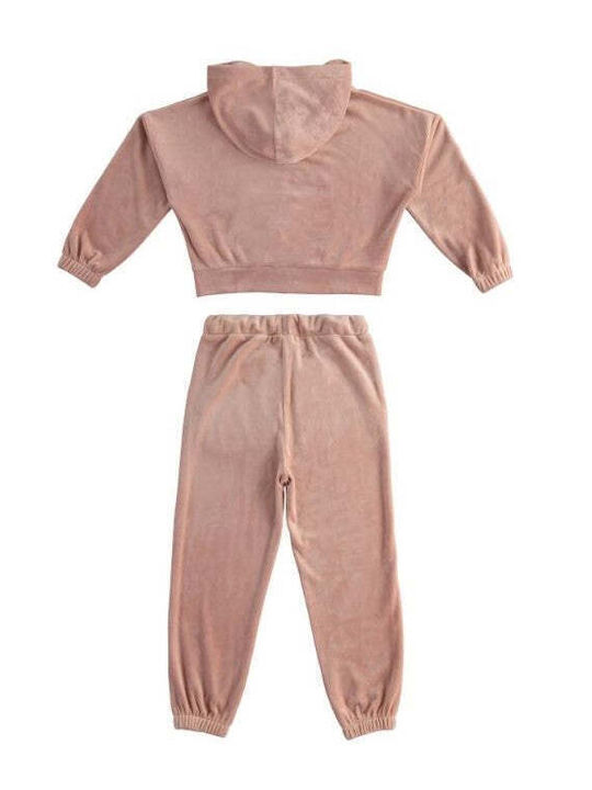 iDO Kinder Sweatpants Set - Jogginganzug Rosa 2Stück