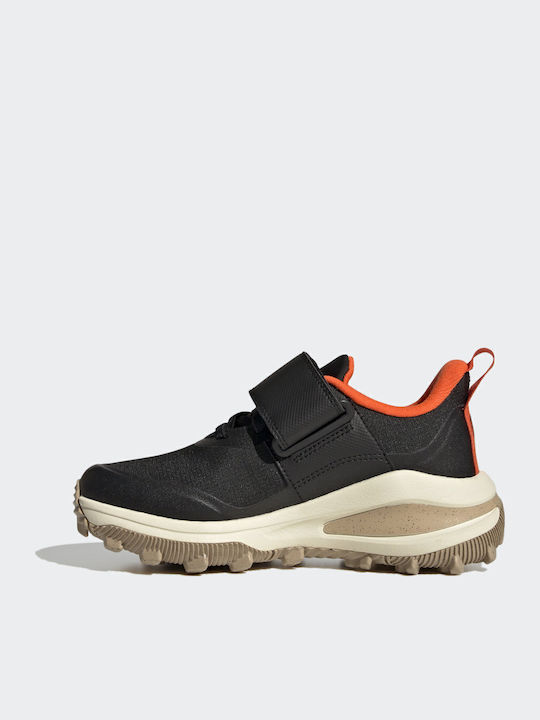 Fortarun FortaRun Atr Lo El K Waterproof Kids Sports Shoes Running with Hoop & Loop Closure Core Black / Impact Orange / Cream White