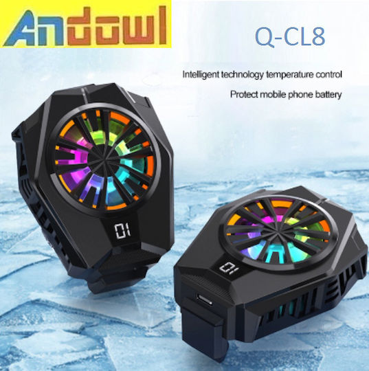 Andowl Mobile Phone Cooler Q-CL8Multicolour