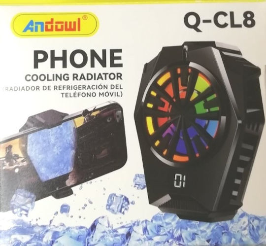 Andowl Mobile Phone Cooler Q-CL8Multicolour