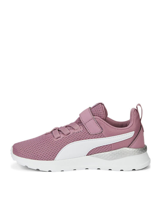 Anzarun Kinder Sportschuhe Laufen mit Bügel- und Schleifenverschluss Rosa