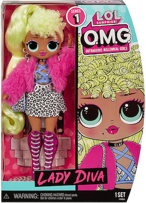 MGA Entertainment OMG Lady Diva Doll L.O.L Surprise 23cm.