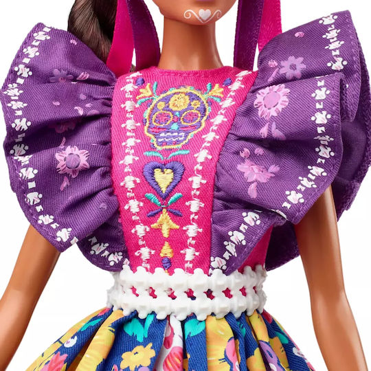 Barbie Dia De Los Muertos Collectible Doll for 6+ years old+ Years 33cm