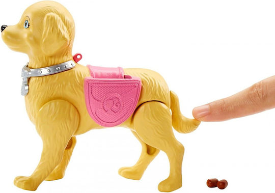 Barbie Walk & Potty Pup Σετ Κούκλας για 3+ Ετών