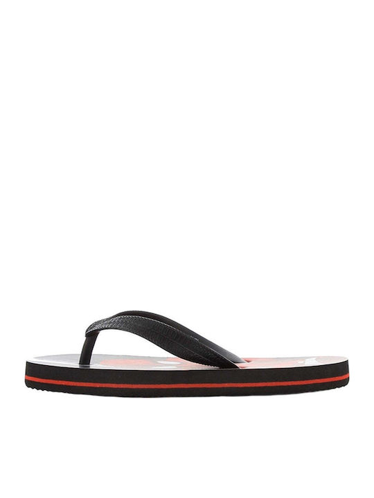 Șlapi pentru copii Flip Flops Spider-Man Negre