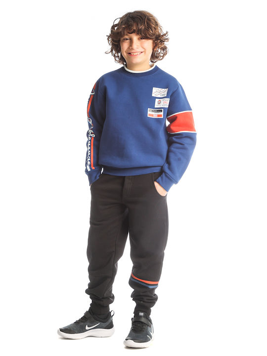 Joyce Kids Sweatpants Set Blue 2pcs