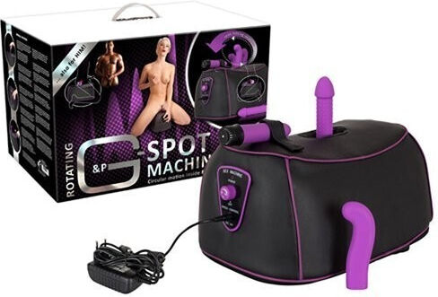 You2Toys Rotating G-Spot & P-Spot Machine Μηχανή Σεξ σε Μαύρο Χρώμα