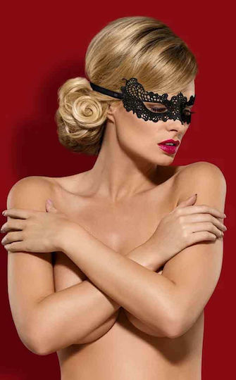 Obsessive Guipure Mask BDSM Μάσκα σε Μαύρο Χρώμα