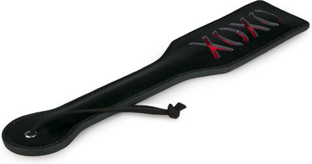 XOXO Leather Paddle Paddle Black