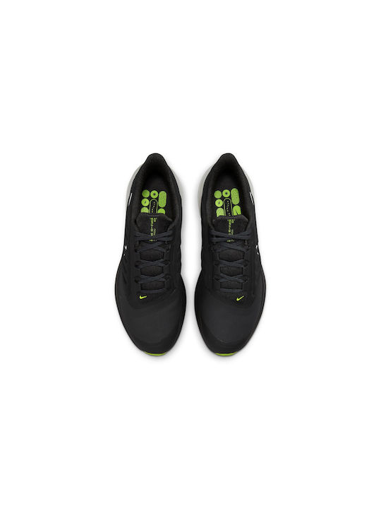 Air Winflo 9 Shield Ανδρικά Αθλητικά Παπούτσια Running Μαύρα
