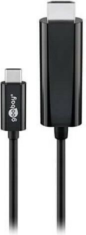 Goobay Cable HDMI male - USB-C male 1.8m Black
