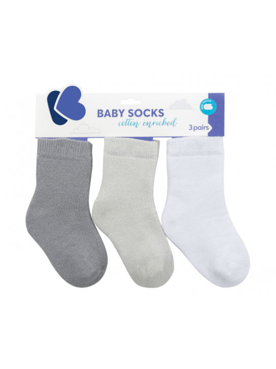 Kikka Boo Kids' Socks Knee-High Gray 3 Pairs