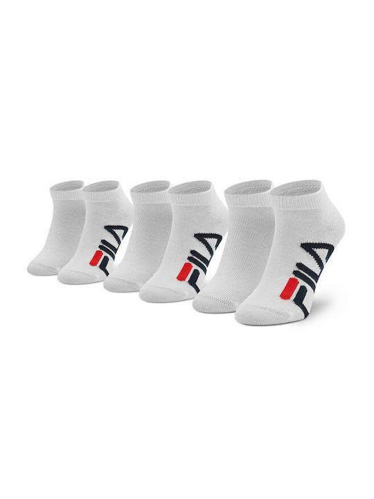 Fila Sports Kids' Ankle Socks White 3 Pairs