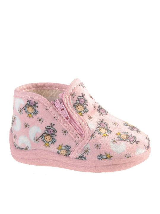 Kozee Anatomic Kids Slipper Ankle Boot Pink