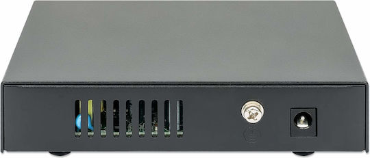 Intellinet IPS-05G-62W Unmanaged L2 PoE+ Switch με 4 Θύρες Gigabit (1Gbps) Ethernet