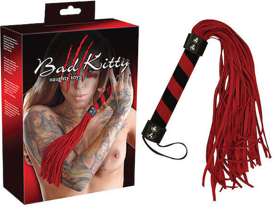 You2Toys Bad Kitty Red Flogger Μαστίγιο σε Κόκκινο Χρώμα