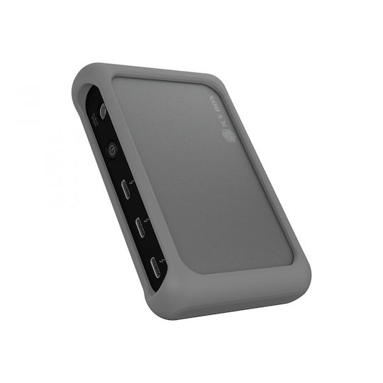 Icy Box Thunderbolt 4 Docking Station με 4K PD και σύνδεση 2 Οθονών Μαύρο (IB-HUB801-TB4)