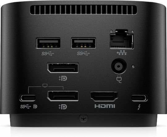 HP Thunderbolt Dock 120W G4 Thunderbolt 4 Docking Station with HDMI/DisplayPort 4K PD Ethernet Black