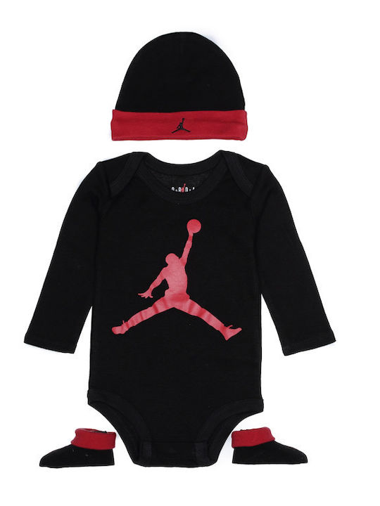 Nike Σετ Φορμάκι Εσώρουχο με Αξεσουάρ Μακρυμάνικο για Αγόρι Μαύρο