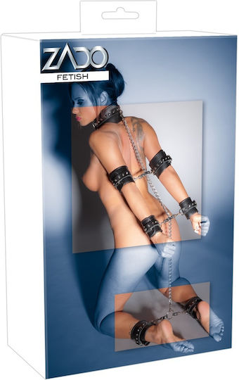 Zado Complete Bondage Harness Σετ για Δέσιμο Λαιμού & Άκρων