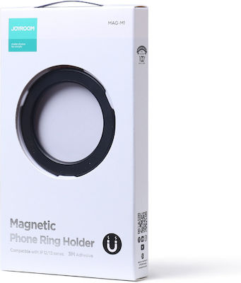 Joyroom Magnetic Ring Holder Κινητού σε Μαύρο χρώμα