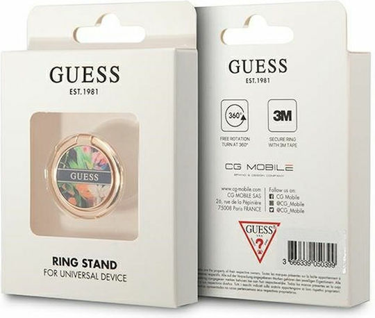 Guess Suport Inel Floare Pentru Telefon Mobil Albastru
